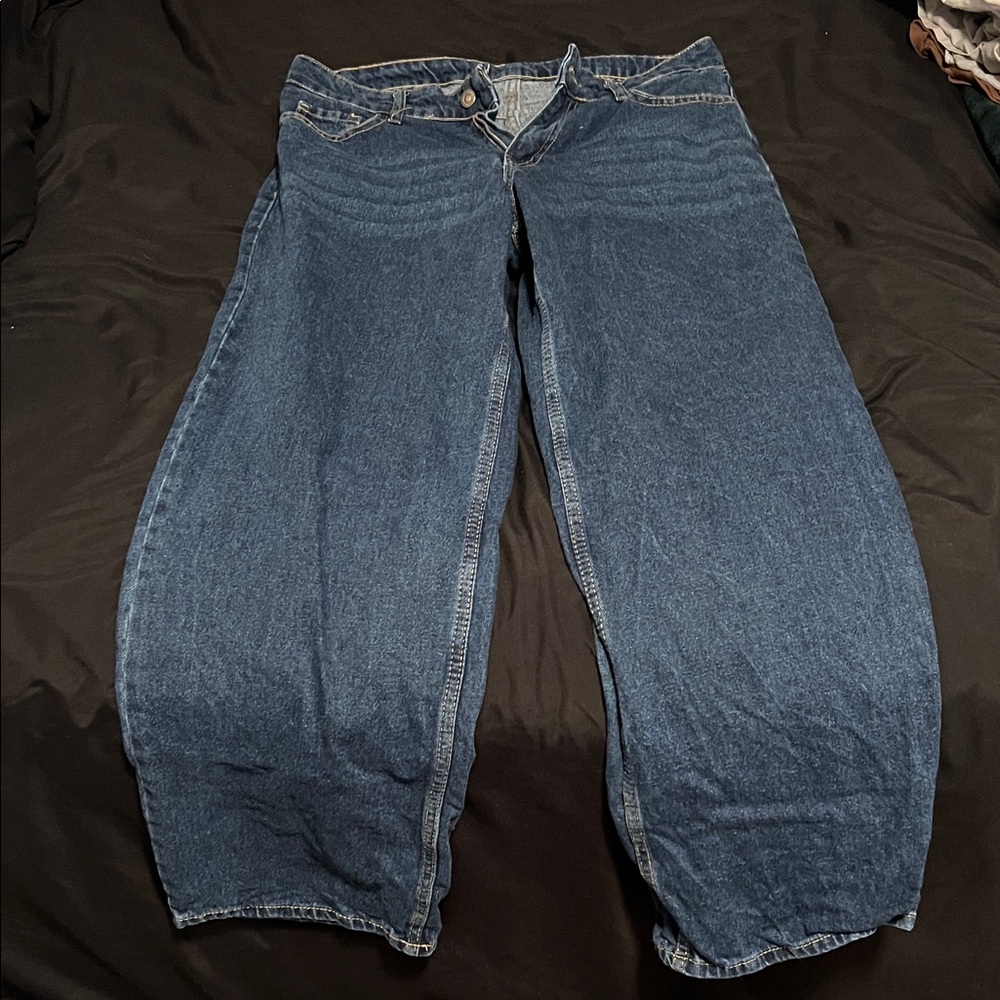 SHEIN Blue Flare & Wide Leg Jeans